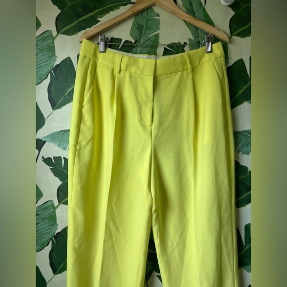 J.Crew Essential Pant in City Crepe Lemon Sorbet 12 NWT $158 - Picture 7 of 12